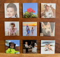 Set of 9 Custom Photo Magnets