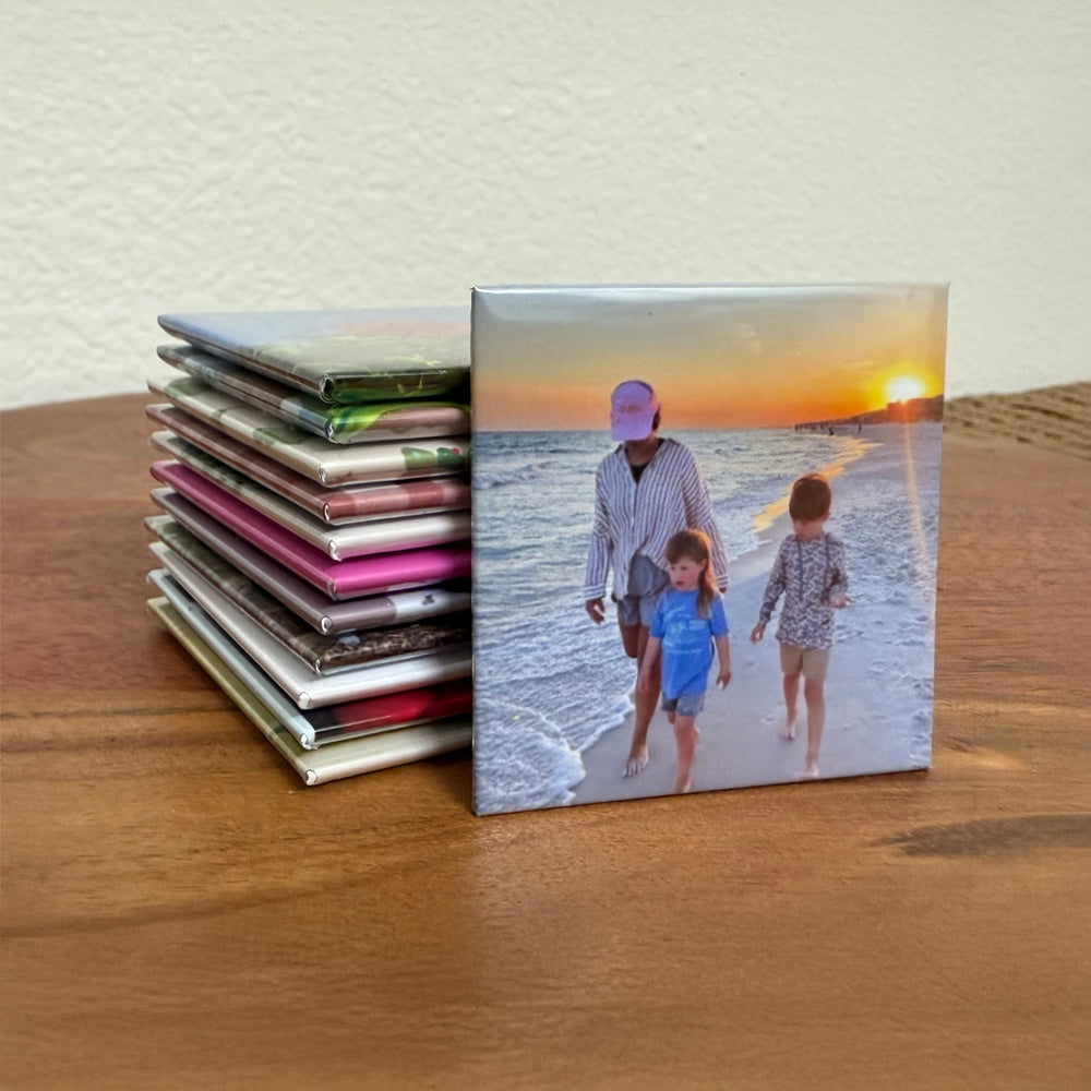 Set of 12 Custom Photo Magnets