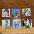 Set of 6 Custom Photo Magnets
